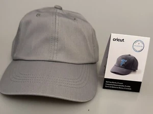 Cricut Baseball Caps, Gray, Set Of 12 - Picture 1 of 3