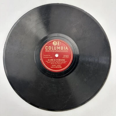 Harry James Stella by Starlight / As Long As I'm Dreaming 78 RPM 10" Record - Image 1 of 4