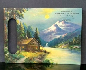 Simpkins & Moover Dairy Cut Out for use w/ Thermometer Sample Vtg Rare - Picture 1 of 5