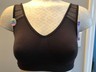 NWT Hanes Get Cozy Lace Wirefree Pullover Bra Comfort Flex Fit Medium G49H Blk