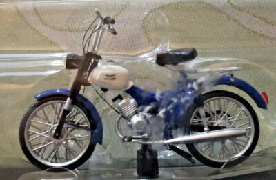 Moto Guzzi Dingo Scooter 50cc Blu  - Scala 1:18 Die Cast - Leoni - Nuova - Immagine 1 di 3