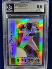 🌟 2003 Topps Tribute TONY GWYNN Perennial All-Star BGS 8.5 AUTO-10 Jersey Patch