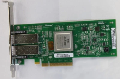 Qlogic QLE2562 Dual Port 8GB FC Fibre Channel PCI-E PX2810403-34 Full Height - Image 1 of 2