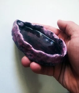 Original Sculpture by dark artist EMMA GLENN macabre horror : "PU$$Y ASHTRAY 1" - Picture 1 of 2