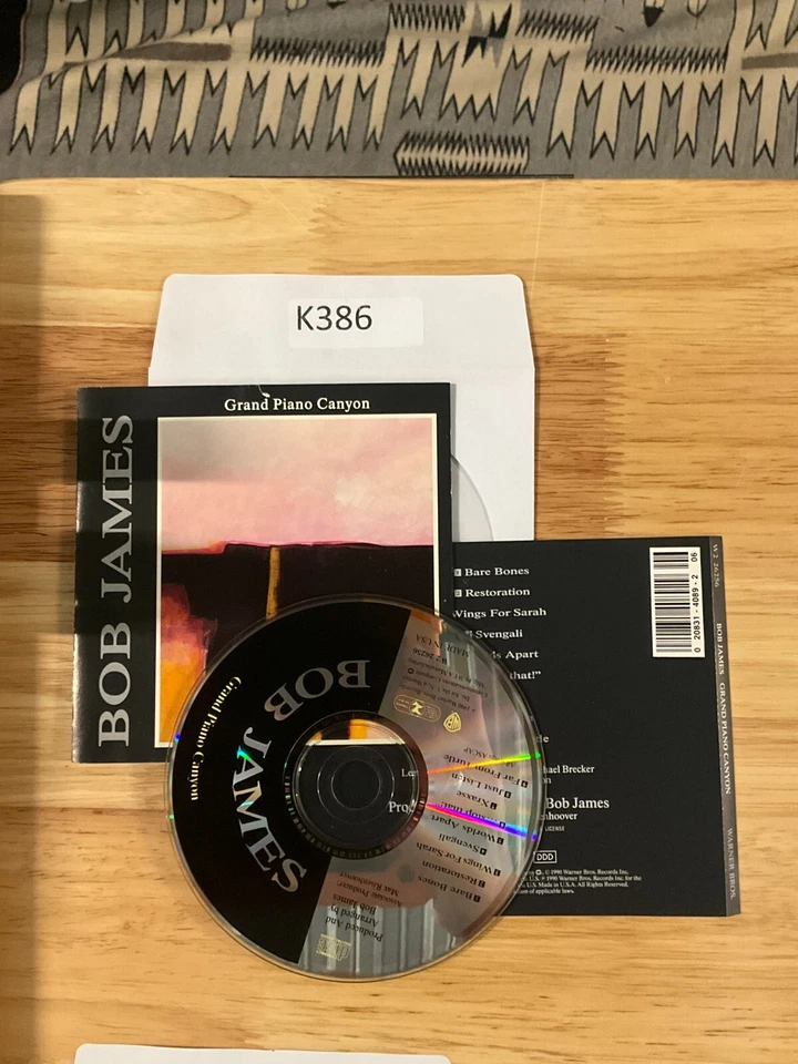 Bob James Grand Piano Canyon 1990 Warner Bros CD No Case No Tracking #K386 - Image 1 of 1