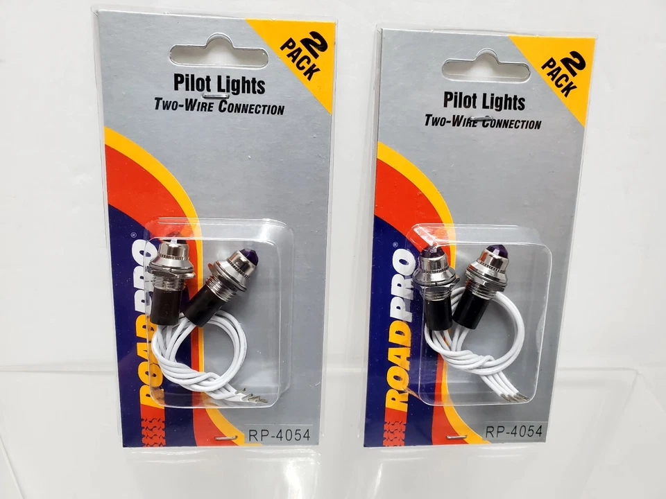 2-2-pk Roadpro RP-4054 12v PÚRPURA TABLERO PILOTO LUCES INDICADORAS LUZ SEÑAL s Foto 1 de 1
