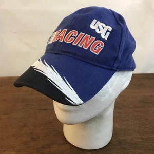 USG Racing Nascar Azul Algodón Correa Gorra Sombrero CH23 - Imagen 1 de 6