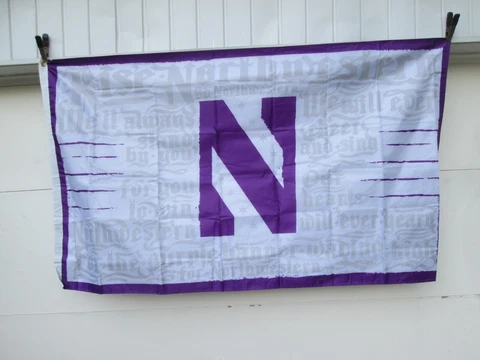 Northwestern University Wildcats 3x5 Flag Cover