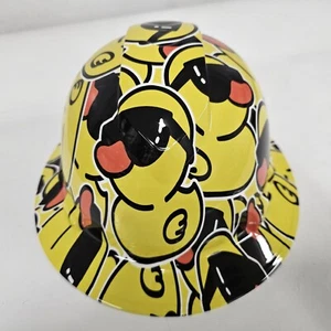 Vollkrempe harte Mütze custom hydro getaucht IN GUMMI ENTE DUCKY NEU - Bild 1 von 7