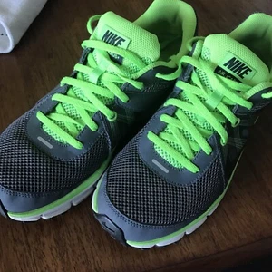 Nike Mens Size 8 AIR ICARUS+ Running Shoes Flywire 527203-003 Gray Green - Picture 1 of 6