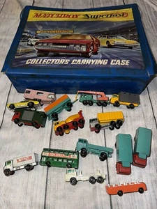 Matchbox Vintage Collectors Case Lesney Lot Vehicles Metal  - Picture 1 of 8