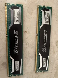 8GB ( 2 x 4 GB ) DDR3-1600 PC3-12800 Desktop RAM -Ballistix Sport - Picture 1 of 2