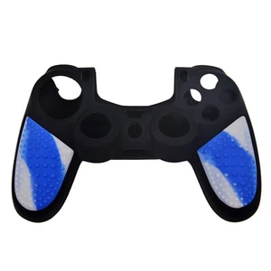 Sony PS4 Playstation 4 Silicone Skin Case Cover - Blue-White - Picture 1 of 1
