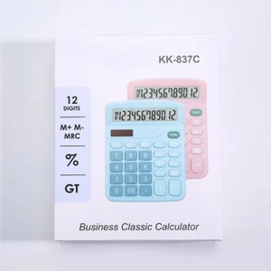 12 Digits Electronic Calculator Solar Calculator Dual Power Desktop Calculators - Picture 1 of 10