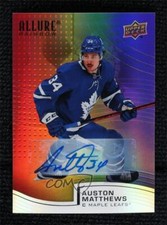 2021-22 Upper Deck Allure Full Rainbow Auto Auston Matthews #R-86