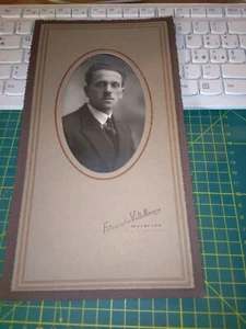 fotografia ORIGINALE CON CARTONCINO FOTOGRAFIA VALTELLINESE MORBEGNO uomo - Imagen 1 de 2