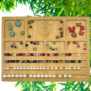 Bead Boards for Jewelry Making, Combi Bamboo Beading Board for Jewelry Bracel... - Picture 1 of 6