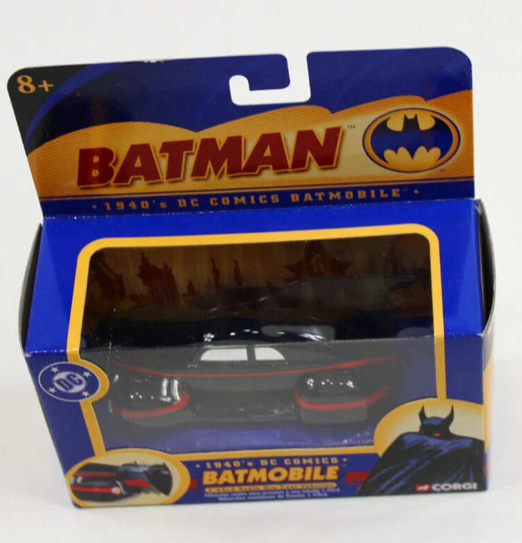 2004 Batman Die-Cast Batmobile 1:43 Scale Corgi 77302 DC Comics New MINT - Image 1 of 4