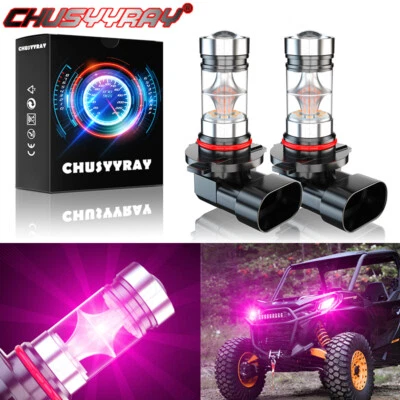 9005 HB3 LED Headlight Bulbs purple For Can-Am Outlander 1000 500 650 800R - Image 1 of 4