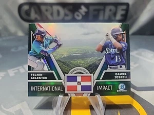 Felnin Celesten/Dawel Joseph 2024 Bowman Chrome Int'l Impact Refractor #II-12 - Bild 1 von 2