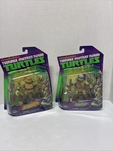 Teenage Mutant Ninja Turtles Michelangelo & Donatello TMNT 2012 Nick Playmates - Picture 1 of 9