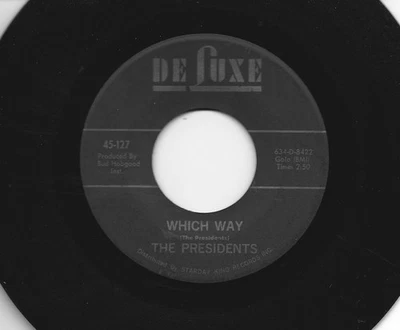 FUNK / SOUL 45  - PRESIDENTS - WHICH WAY  / PETER RABBIT - HEAR - 1970 DELUXE - Image 1 of 2