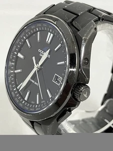CASIO OCEANUS OCW-S100 Men's Watch Radio Solar Analog 40mm Black Used Japan - Picture 1 of 9