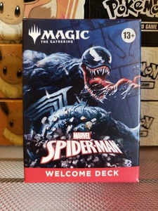 Magic: The Gathering Marvel's Spider-Man Welcome Deck (Black) BRAND NEW SEALED - Picture 1 of 2