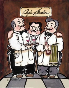 Chef de Cuisine Cafe Arden by Joy Alldredge  Serving Wine 11x14 - Picture 1 of 1