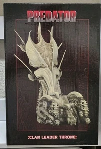 2024 NECA Predator 14” Alien Queen Skull Clan Leader Bone Throne Diorama NEW - Picture 1 of 8