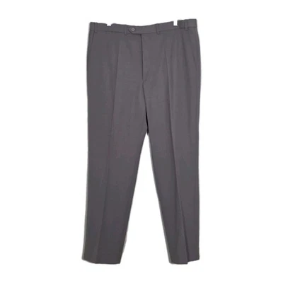 Pantalones clásicos Marks Spencer para hombre 38 x 31 beige cremallera mezcla de lana bolsillos Foto 1 de 4