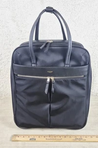 Knomo London Burlington SZ440 schwarz Nylon Rollen Laptop Reise Handgepäck - Bild 1 von 21