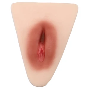 1Pc Simulated Silicone Fake Vagina Pad Male Hiding Inserts Underwear Pad Cosplay - Picture 1 of 11