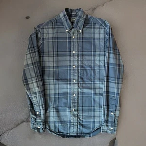 Vintage Gitman Bros Shirt S Blue Collared Button Up Casual Made in USA - Picture 1 of 8
