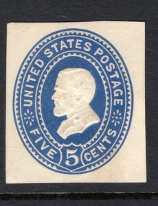 US Scott U334 Mint Hinged Cut Square - CV 17.50$ - Picture 1 of 2