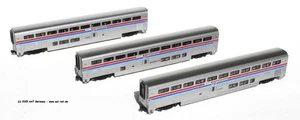 Kato N 1063510A - Superliner Set - Amtrak, Ph. II, 3-teilig - ohne OVP - Picture 1 of 4