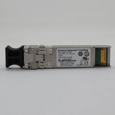 EXTREME NETWORK 10302 4050-00042-01 10GBASE-LR SFP+ LR 1310nm 10km - Image 1 of 3