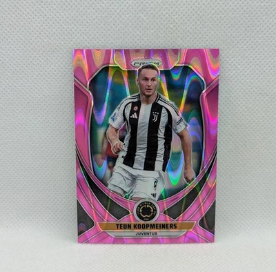 2025 FIFA Club World Cup Panini Prizm - Teun Koopmeiners Pink Seismic /299 - Image 1 of 2