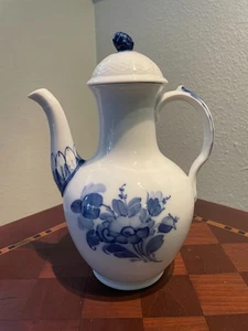 Royal Copenhagen Blue Flower 8034 Coffee Pot Pitcher - Picture 1 of 7