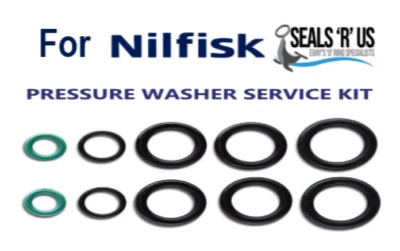 Nilfisk Pressure Washer Hose O-Ring O ring Seal service Kit - Image 1 of 2