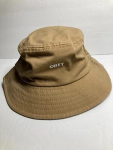 Sombrero Obey Bucket Beige Sarga Algodón Suave Relajado Informal Talla Única - Imagen 1 de 9