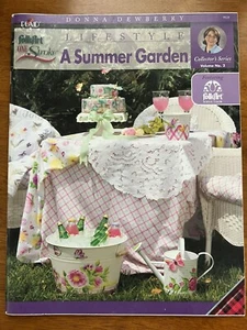 Donna Dewberry One Stroke Book A Summer Garden Folk Art Painting Designs Pattern - Picture 1 of 2