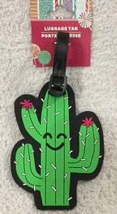 Desert Cactus Flower Tequila Travel Luggage Suitcase ID Tag Holder Gift NEW #M - Picture 1 of 2