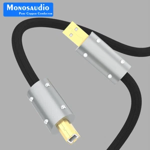 HiFi USB Typ A zu B Kabel 5Micro Data USB2 Pro DAC Decoder Drucker Audio Kabel - Picture 1 of 15