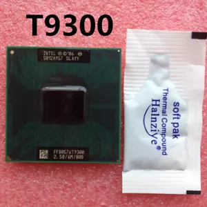 Free shipping Intel Core 2 Duo T9300 2.5G/6M/800 Mobile CPU Processor Socket P - Picture 1 of 2