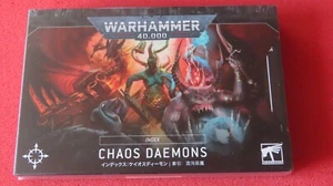 Carte indice giochi Workshop Chaos Daemons 10a edizione nuove con scatola nuove Warhammer 40.000 - Foto 1 di 2