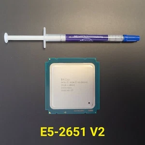 Intel Xeon E5-2651 V2 Twelve 12-Core SR19K 1.8GHz LGA 2011 CPU Processor Grade A - Picture 1 of 1