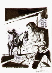 PASQUALE FRISENDA - Tavola originale Magico Vento Copertina n. 61 - Picture 1 of 1