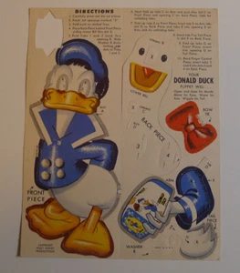 1950's Donald Duck Bread Puppet Donald Duck - Bild 1 von 1