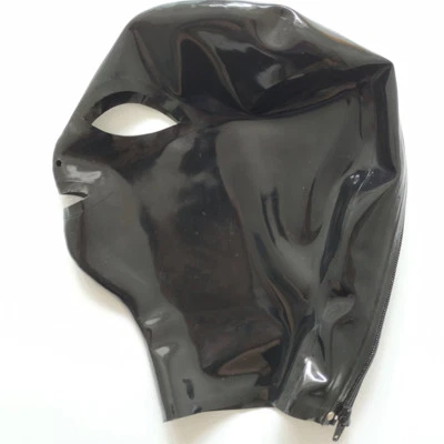 Latex Hood Handmade Rubber Mask for Catsuit Beautiful Girl Club Wear Costumes US - Image 1 of 4